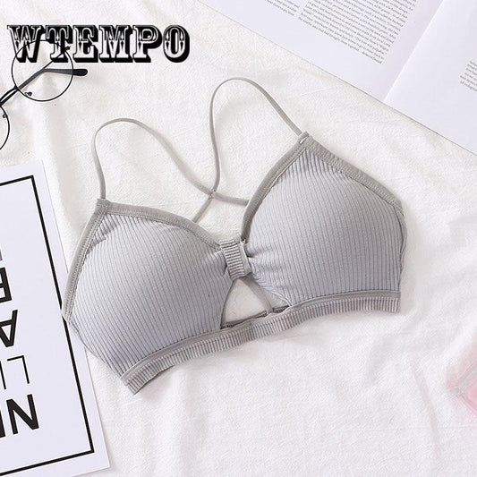 Bra Fitness Bralette Crop Sexy Pad Tank Tops Women Underwear Floral Lace