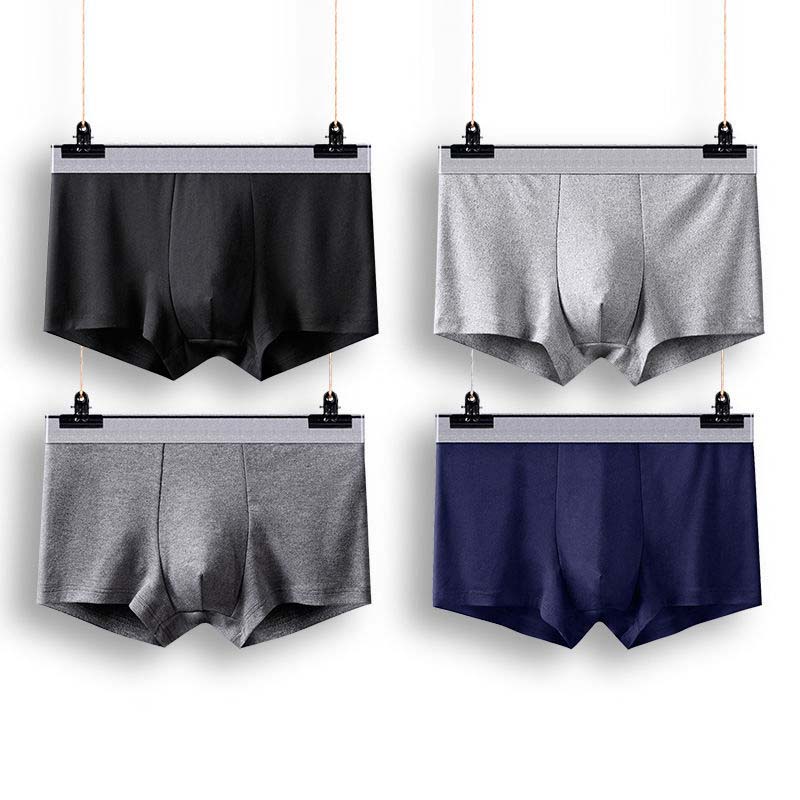 Men's Boxer Shorts Cotton Plus Size Breathable Underwear