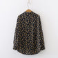 Spring Women Vintage Floral Shirt Long Sleeve Button Up Chiffon Blouse Office Lady Turn-Down Collar Autumn Casual Basic Tops