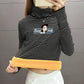 Thicken Plus Velvet Thermal Clothing Women's Underwear Tight-fitting High-neck Striped Winter Bottoming Shirt One-piece Gold Velvet Top