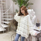 Pofulove Winter Women's Sweater Core Yarn Ladies Loose and Thin To Wear New Women's Clothing