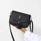Women's Small Bag Messenger Bag Tassel Shoulder Bag Soft Leather Small Square Bag Handbag Purse