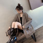 Fashion Autumn Women Plaid Blazers  Jackets Work Office Lady Suit Slim  Business Female Blazer Coat Talever