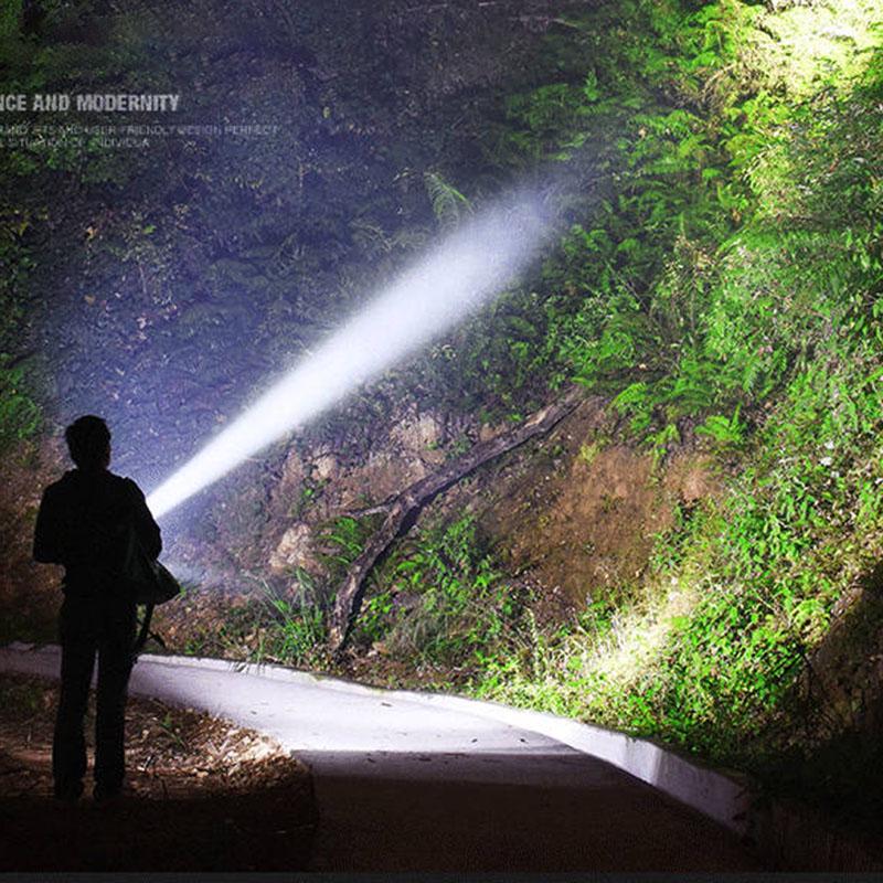 Large-capacity Flashlight Strong Light Super Bright Long-range 5000 Rechargeable Multi-function Outdoor Portable
