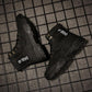 Autumn and Winter Men's Martin Boots Warm Working Boots Lace Up Men's Combat Boots High Top Shoes