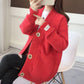 Spring and Autumn All-match Loose Sweater Casual Knitted Cardigan Jacket Fashion Casual Women's Jacket