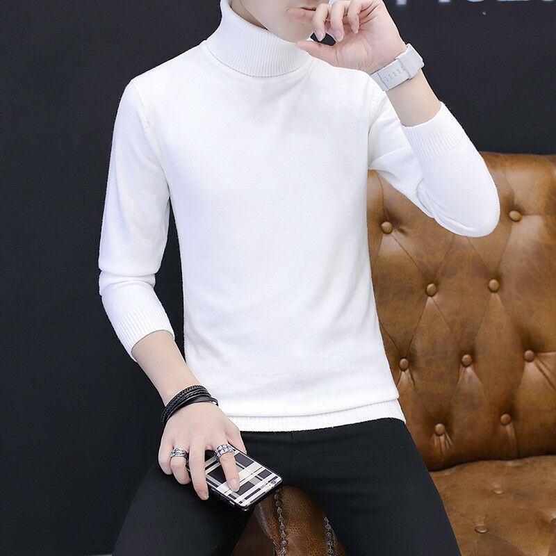 Men Sweaters 2019 Autumn Winter Fashion Knitted Mens Sweaters Pullovers Men Brand Clothing Knitwear