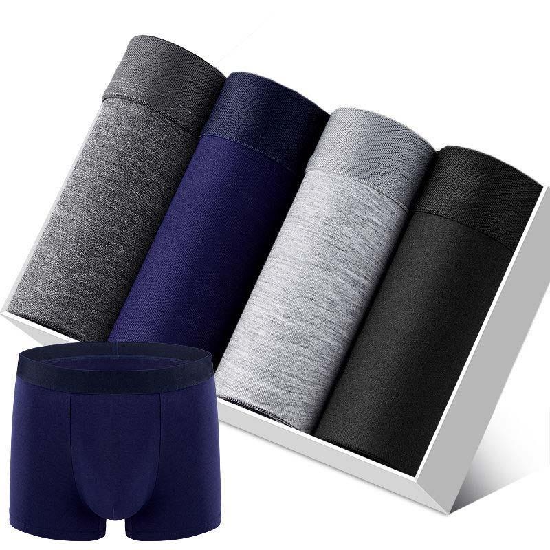 Men's Cotton Underwear Antibacterial Trend Sexy Young Big Size Shorts