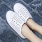 Summer Beach Shoes New Fashion Couple Hole Shoes Soft Bottom Slippers Outdoor Hollow One Word