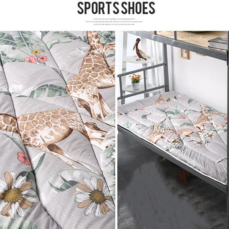 Thickening Plus Velvet Warmth Non-slip Folding Dormitory Mattress Household Sleeping Pad Quilt