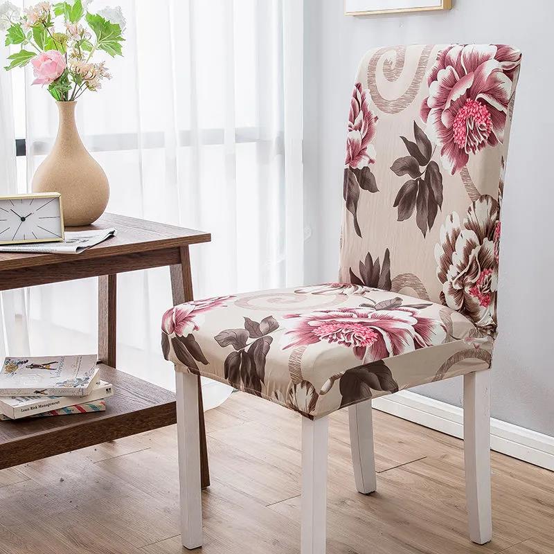 Dining Chair Cover Elastic All-inclusive Universal Chair Cover Chair Home Fabric Protective Cover Cover Decoration