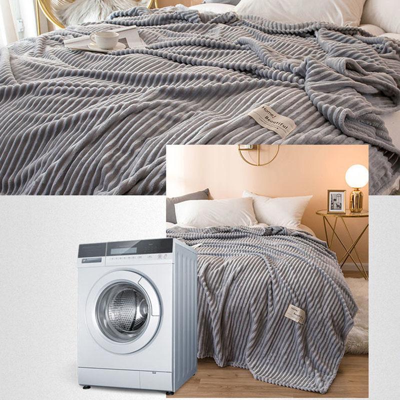 Milk Down Blankets Towel Blanket Coral Fleece Single or Double Bedroom Air-conditioned Nap Blanket Sofa Cover