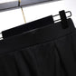 Draping Micro Trousers Women's Summer Slim High Waist Outer Wear Stretch Flared Pants Casual Black Trouser