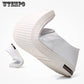 Leather Casual Shoes Men Sneakers White Comfortable Breathable Sneakers Outdoor Shoes