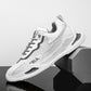Men Dad Sneakers Platform Leather Mesh Sports Sneakers Lace Up Thick Bottom Trainers Shoes Boys Casual Sneakers Men