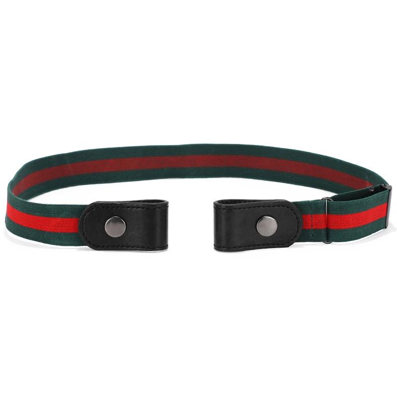 Women's Double Circle Woven Thin Belt Casual Korean Decorative Sweater Dress Belt Knotted and Lengthened Maroon Bel Telastic Band