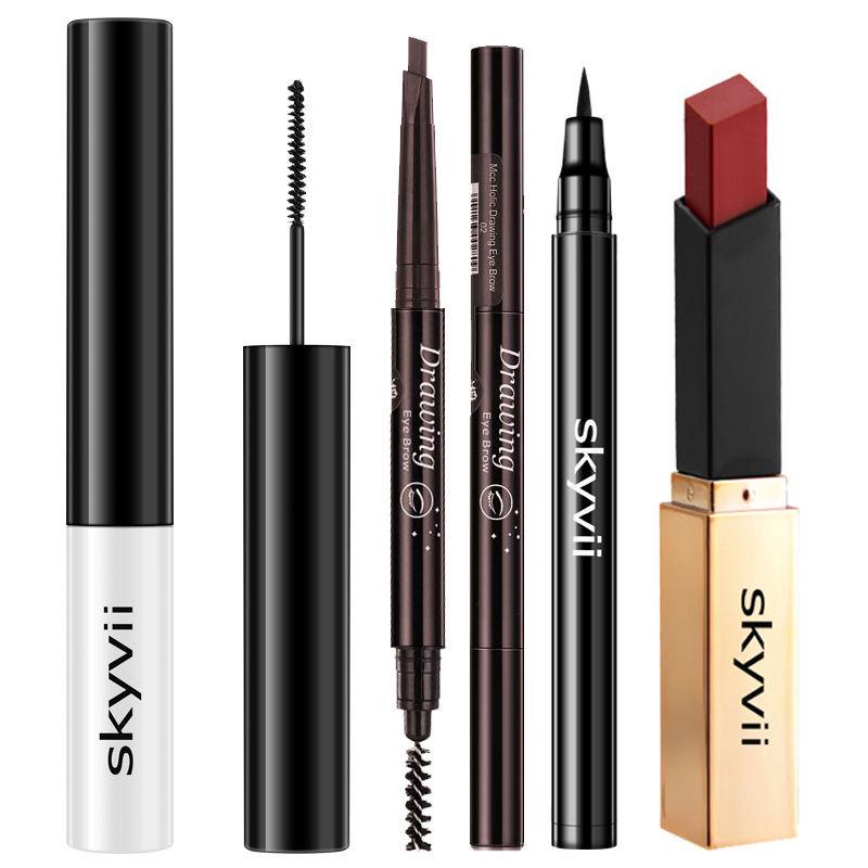 Not easy to discolor Mascara ultra-fine brush head is waterproof and elongated without blooming