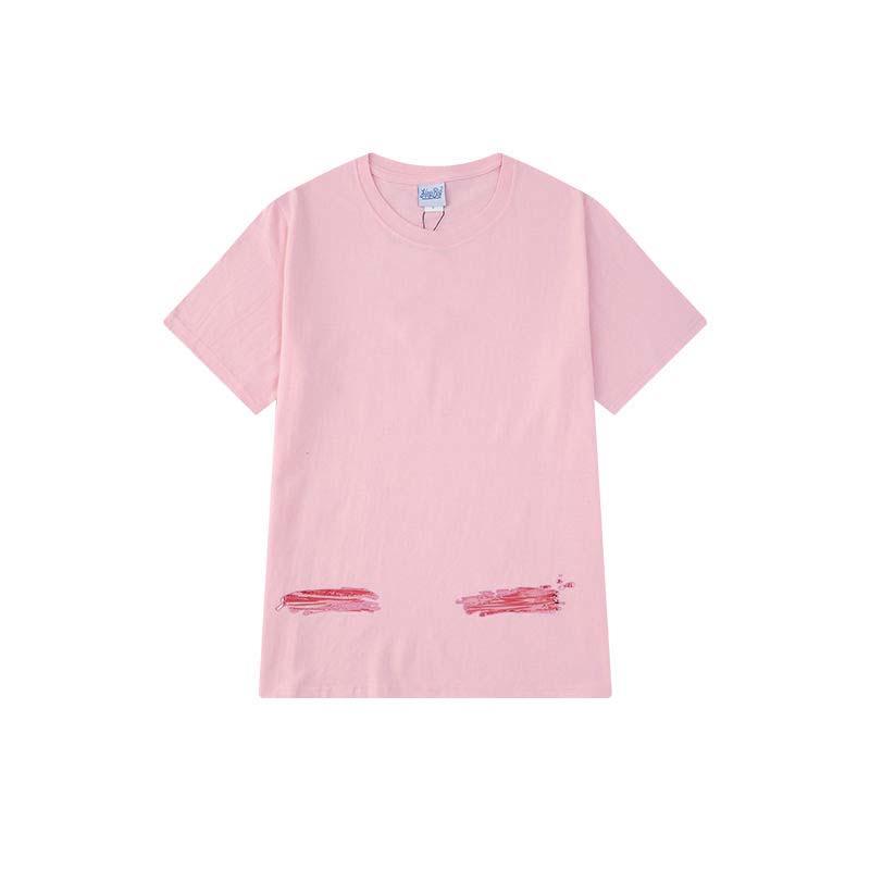 Summer Short-sleeved T-shirts for Men and Women Loose Undergraduate Students Lazy Hip-hop Tops