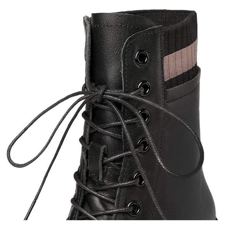 Martin Boots British Style Women Autumn and Winter Plus Velvet Thick Short Boots  All-match Snow Boots