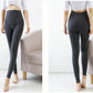 Women's Thermal Trousers Plus Velvet Inner Wear Thin Velvet Long Trousers Women's Single-piece Knee Pads Waist Line Pants Winter