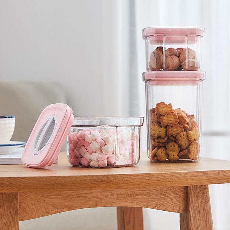 Grains Sealed Storage Tank Transparent Plastic Food Grade Storage Tank Snacks Dry Goods Pet Food Storage Box