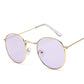 2019 Fashion Oval Sunglasses Women Brand Designe Small Metal Frame Steampunk Retro Sun Glasses Femal