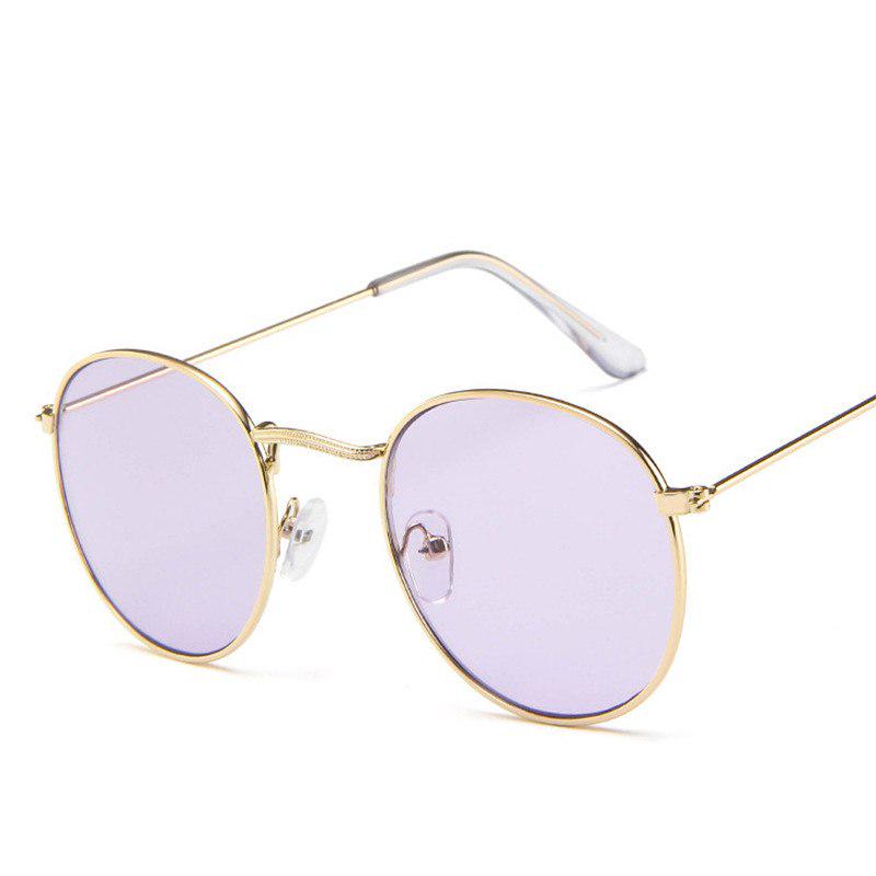 2019 Fashion Oval Sunglasses Women Brand Designe Small Metal Frame Steampunk Retro Sun Glasses Femal
