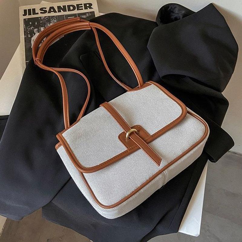 Women Canvas Crossbody Bags Travel Casual Large Daily Shoulder Handbag Simple Large Capacity