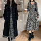 French Retro Floral Bottoming Long Dress Korean Version Loose and Thin Hepburn Printed Female Long Skirt