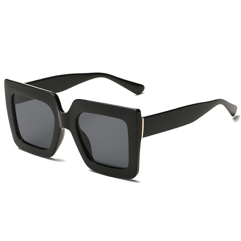 Fashion Square Sunglasses Women Brand Designer Oversized Sun Glasses Ladies UV400 For Female Big Fra