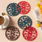 Chinese Style Retro Placemat Table Anti-scald Household Silicone Pad Dish Pad Coaster