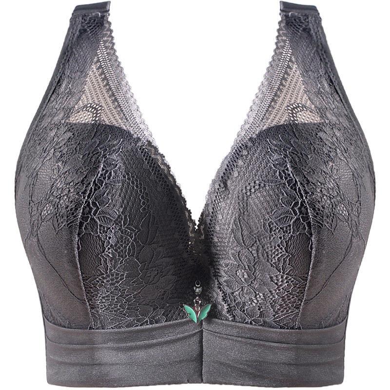 Fat Ladies Plus Size Underwear Full Cup Thin Section Push Up Bra Top Support Adjustable Large Cup Bra