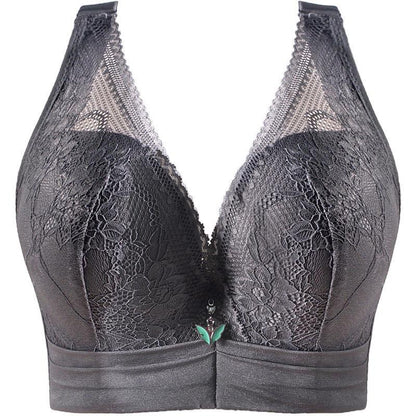 Fat Ladies Plus Size Underwear Full Cup Thin Section Push Up Bra Top Support Adjustable Large Cup Bra