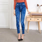 Colorful Floral Sexy Womens Skinny Blue Jean Denim Leggings Stretchy Jeggings Pants