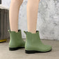 Rain Boots Women Waterproof Shoes Short Tube Non-slip Water Shoes Rain Boots Shopping Kitchen Rubber Shoes
