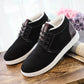 Men's Winter and Autumn Cloth Shoes Non-slip Shoes All-match Casual Shoes Snow Boots High-top Sneakers