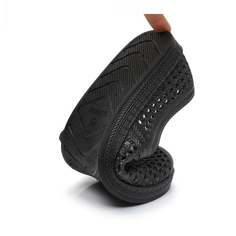 Summer Men's Beach Shoes Waterproof Hollow Breathable Casual Shoes