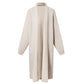 Autumn and winter new loose lapel sweater jacket female long section knit net red warm jacket