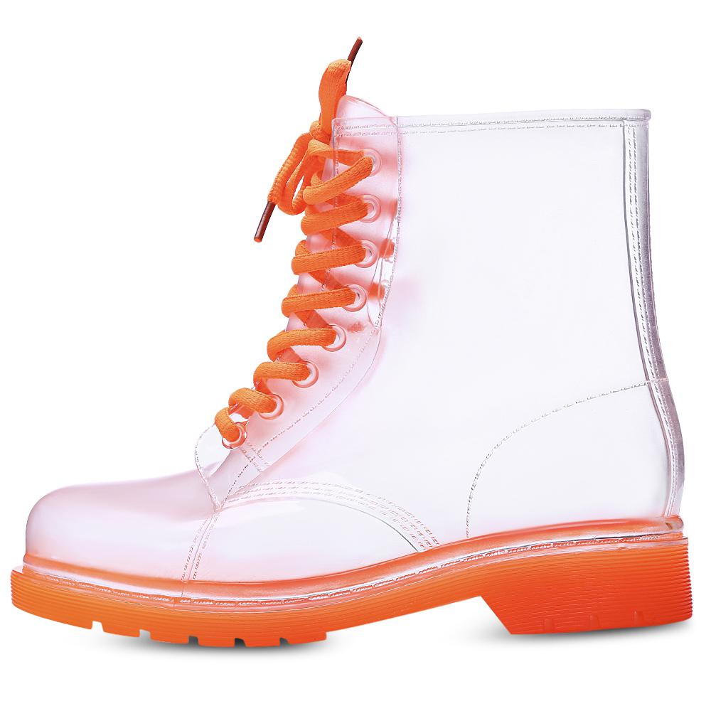 Women Cute Candy Color Skidproof Mid-high Rain Boots