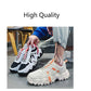Thick-soled daddy shoes for men go with breathable mesh red tide shoes casual shoes men sport