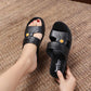 Sandals and Slippers Women Summer Outer Wear Thick Bottom Non-slip Bath Home Beach Shoes Wedge Heel Soft Bottom Ladies Slippers