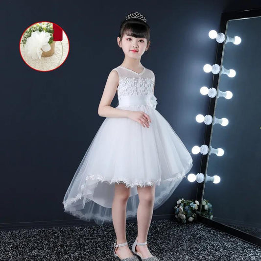 Girls' Dresses Evening Dresses Little Girls Super Western Fluffy Skirts Children's Princess Dresses Costumes