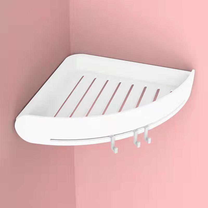 Bathroom Triangular Shower Shelf Corner Bath Storage Holder Organizer Rack