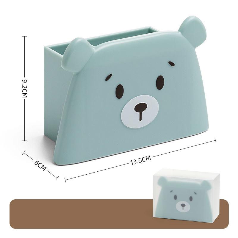Pen Holder Cute Desktop Decoration Makeup Brush Holder Pen Holder Decoration Pencil Storage Box Student Desktop School Storage Box