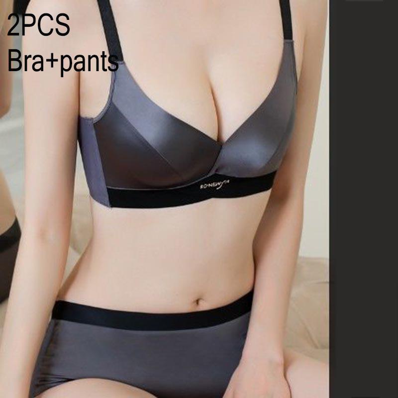 Lingerie Set Plus Size Bras Sexy Bra Set Transparent Women Underwear Embroidery Lingerie Bralette