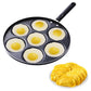 Egg Frying Pan 7-Cups Non Stick Multifunctional Aluminium Fried Cooker