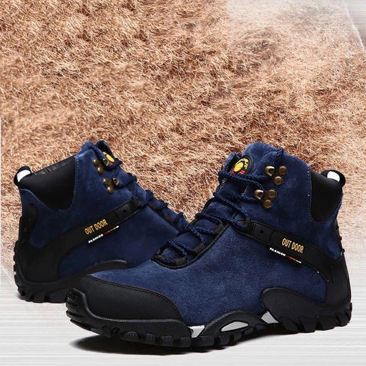 Men's Shoes Winter Cotton Shoes Men's Leather Shoes Plus Size 38-46 Men's Sneakers Martin Boots