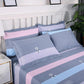 A Pair of Pure Cotton Pillowcases Children's Adult Bedding Simple Striped Pillow Core Cover 48*74cm