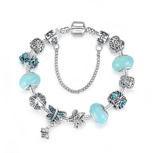 Diy Beads Elegant Crystal Beads 3 Kinds of Elegant Tassel Bracelet Charm Bracelet for Women