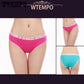 WTEMPO 6 Pcs/Lot Brand Cotton Solid Color Soft Panties For Women Briefs Underwear Lingerie Intimates